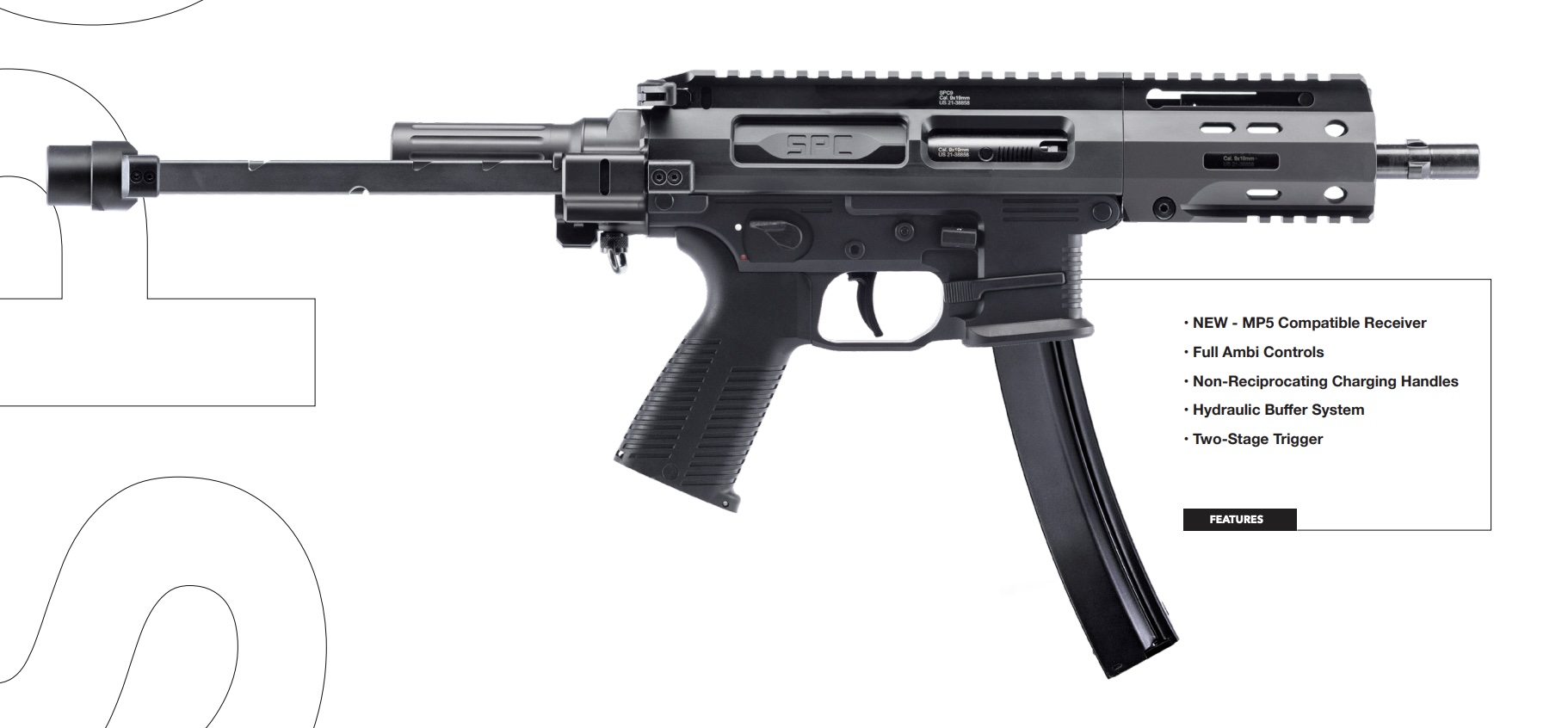 LIMITED B&T SPC9 PDW Pistol with MP5 Lower - Lox and Loaded